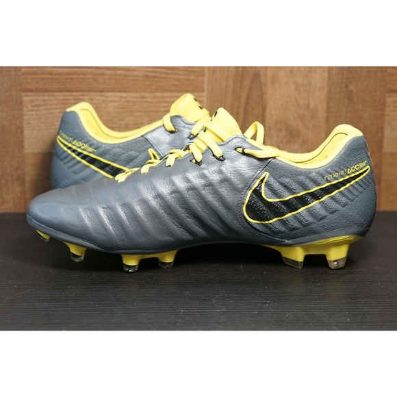 Nike Tiempo Legend 7‎ Elite FG Dark Grey Opti Yellow AH7238-008 SIZE 6.5 main image 11